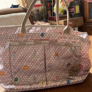 Disney LeSportsSac bag “It’s a small world” themed with some stains